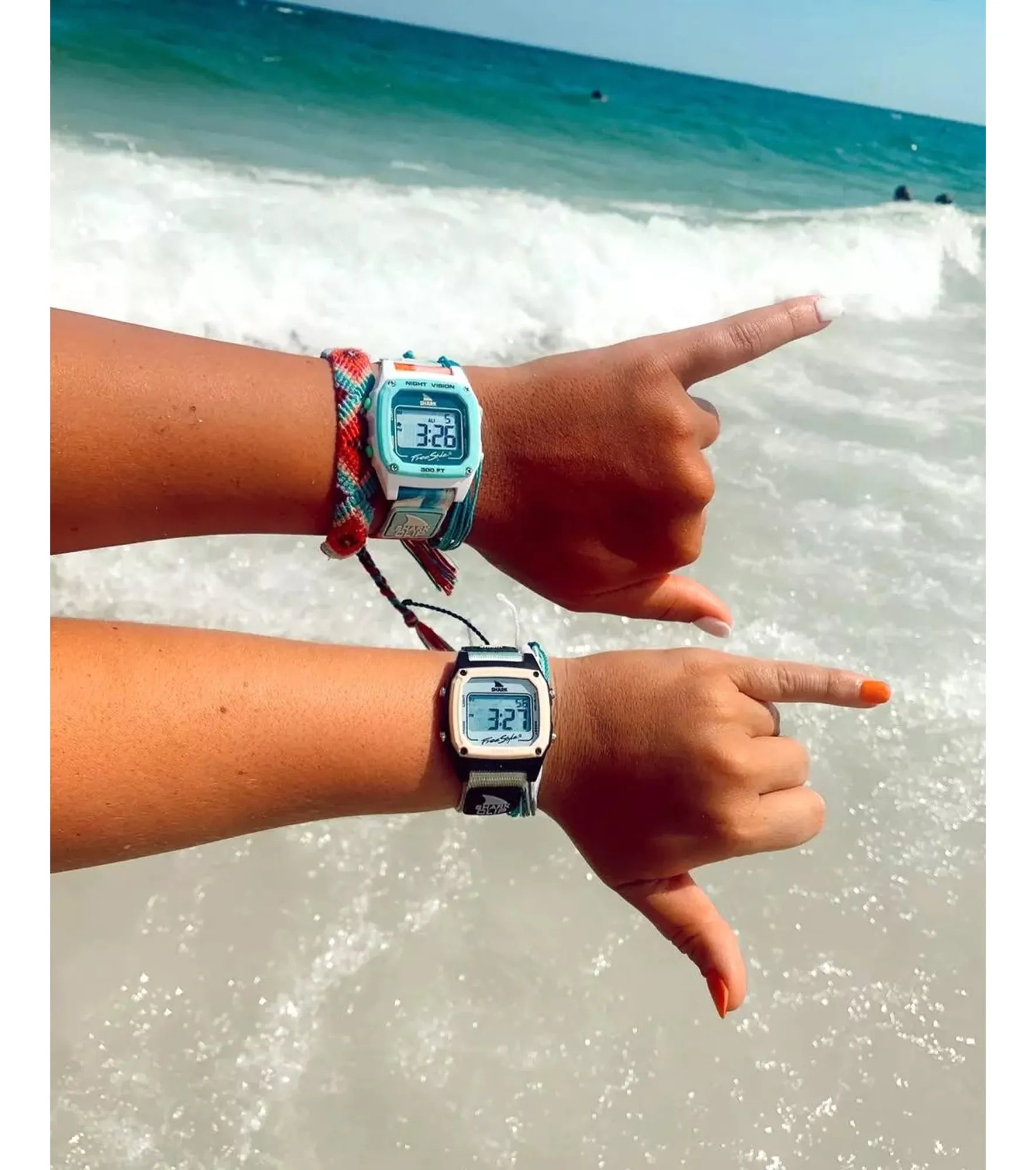 Freestyle - Shark Classic Clip - Sage Erickson - Flower Power - Watch
