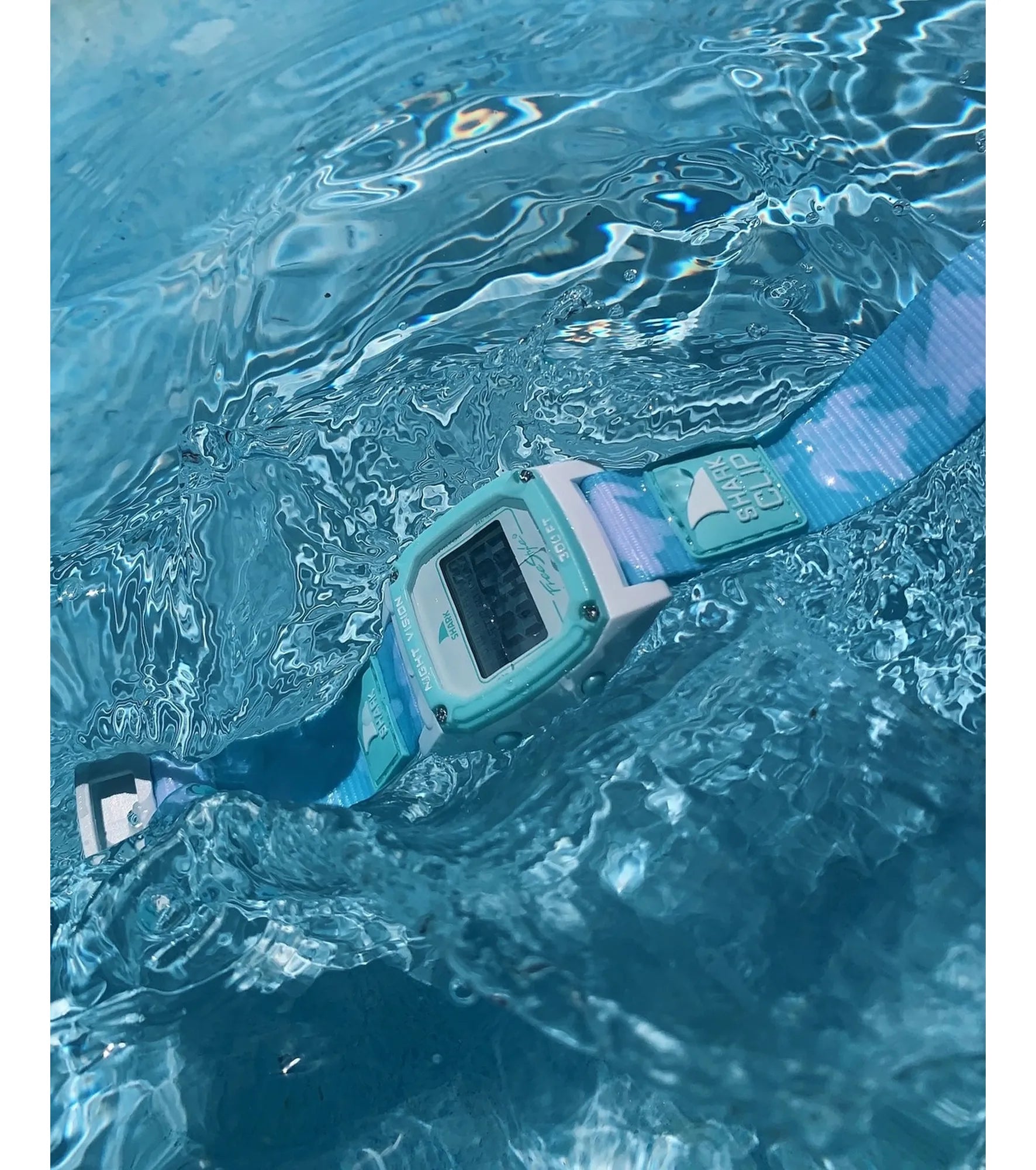 Freestyle - Shark Classic Clip - Trippy Turtle Aqua - Watch