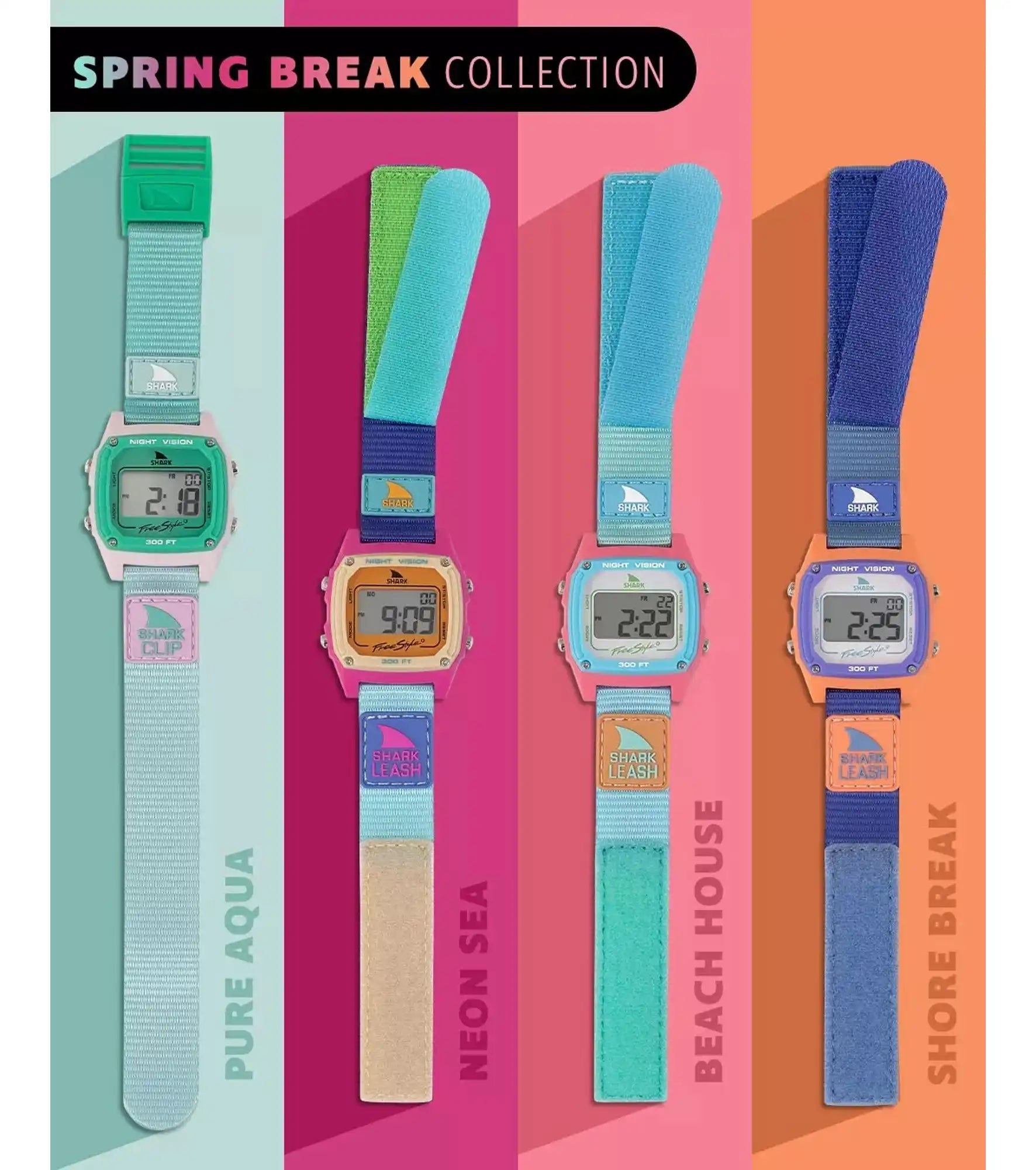 Freestyle - Shark Classic Leash - Shore Break - Watch