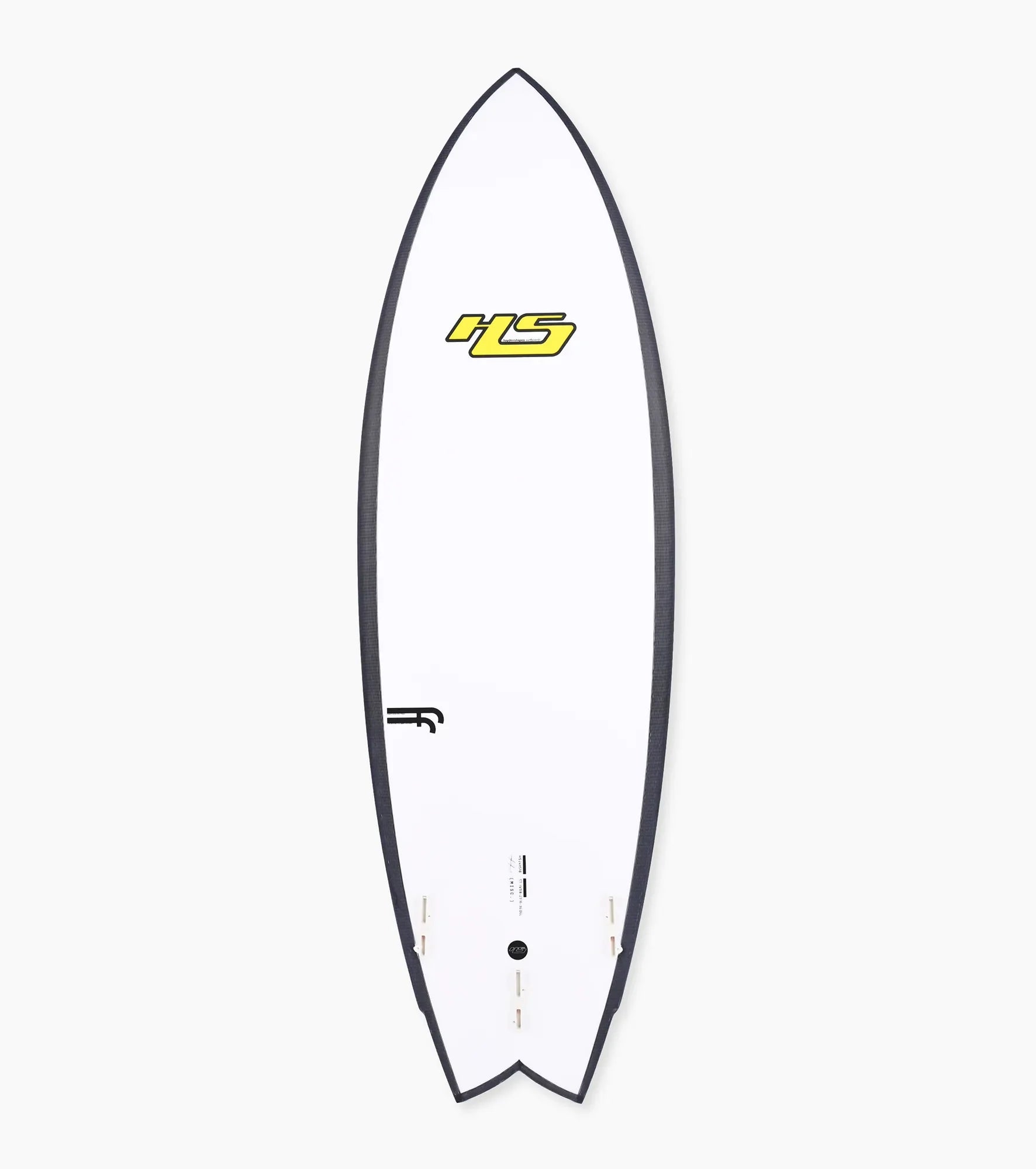 Haydenshapes Misc FutureFlex - FCS II - 2 + 1 Fin - Yellow Logo