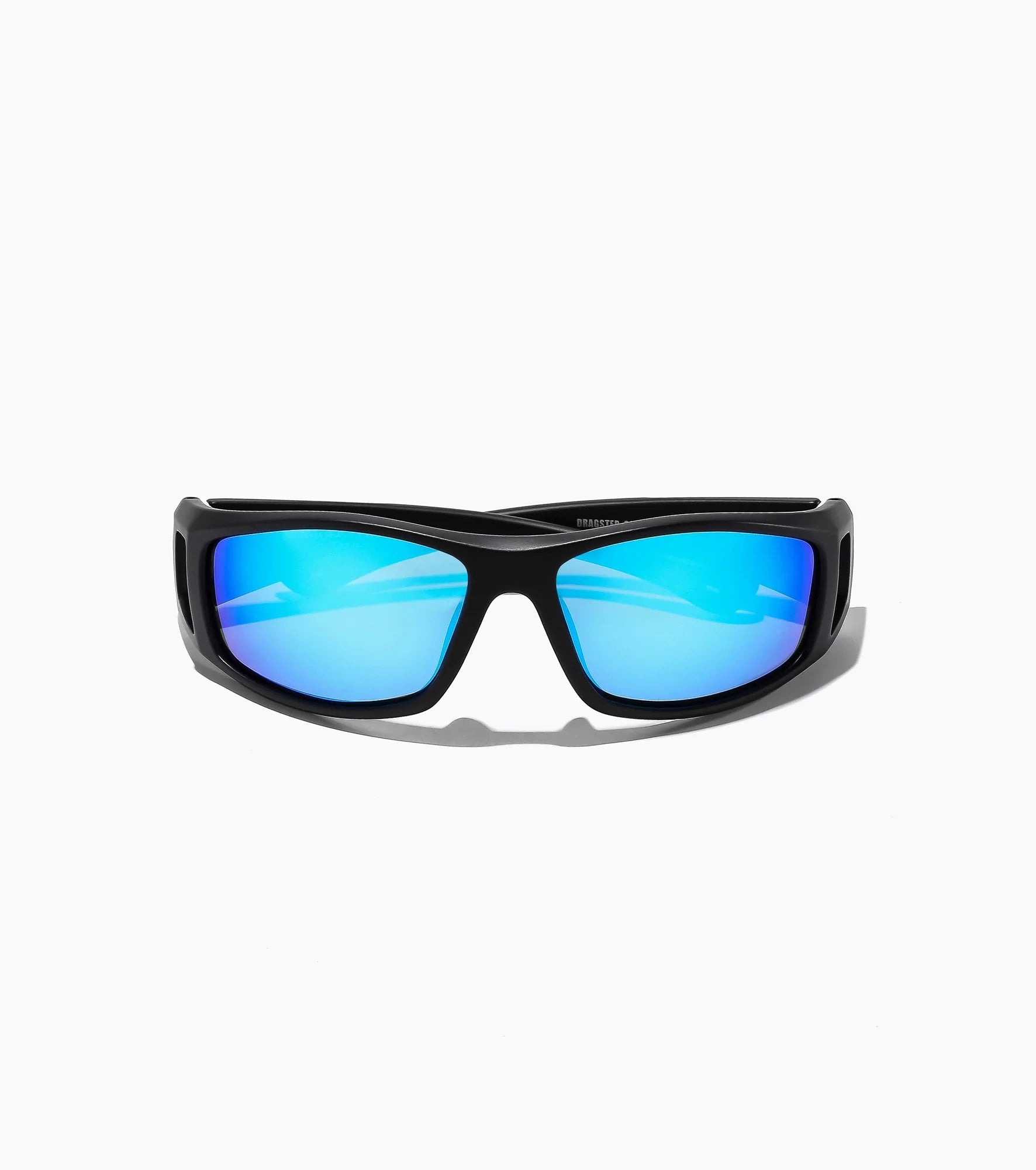 Ritual Vision - Dragster - Matte Black / Blue Reflective - Polarised