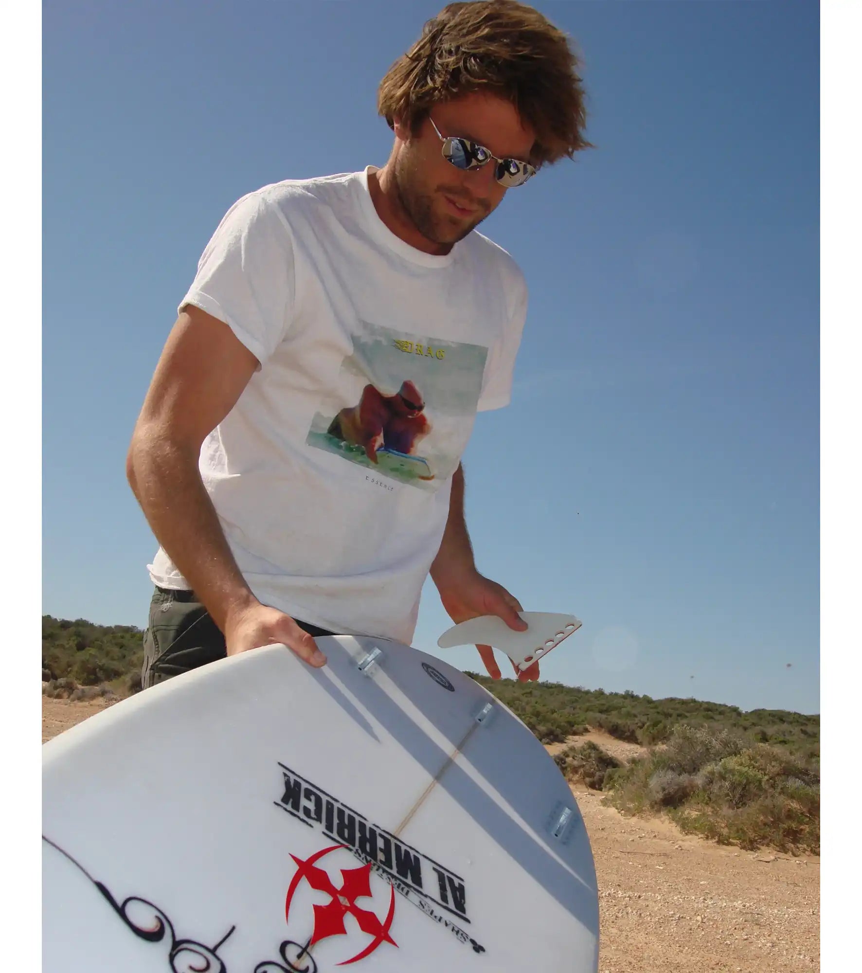 Ritual Vision - Californication - Matte Silver / Orange Reflective