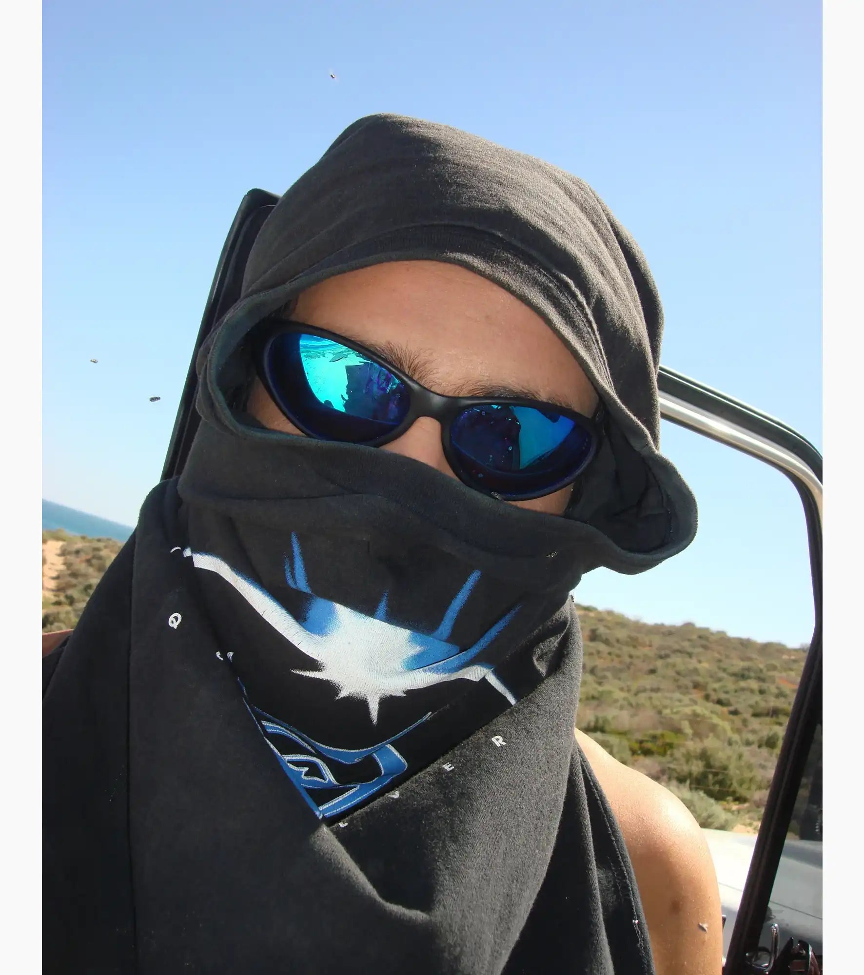 Ritual Vision - Morphine - Matte Black / Blue Reflective - Polarised