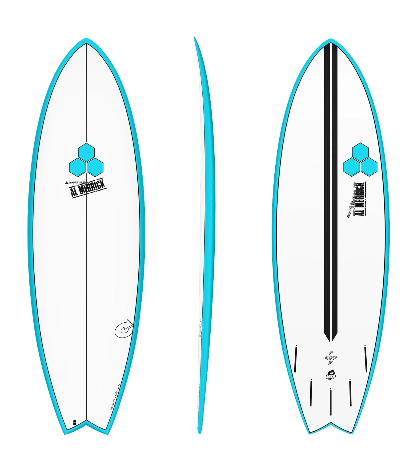 Channel Islands Pod Mod - Al Merrick - X-Lite - Futures - 5 Fin Channel Islands Pod Mod - Al Merrick - X-Lite - Futures - 5 Fin