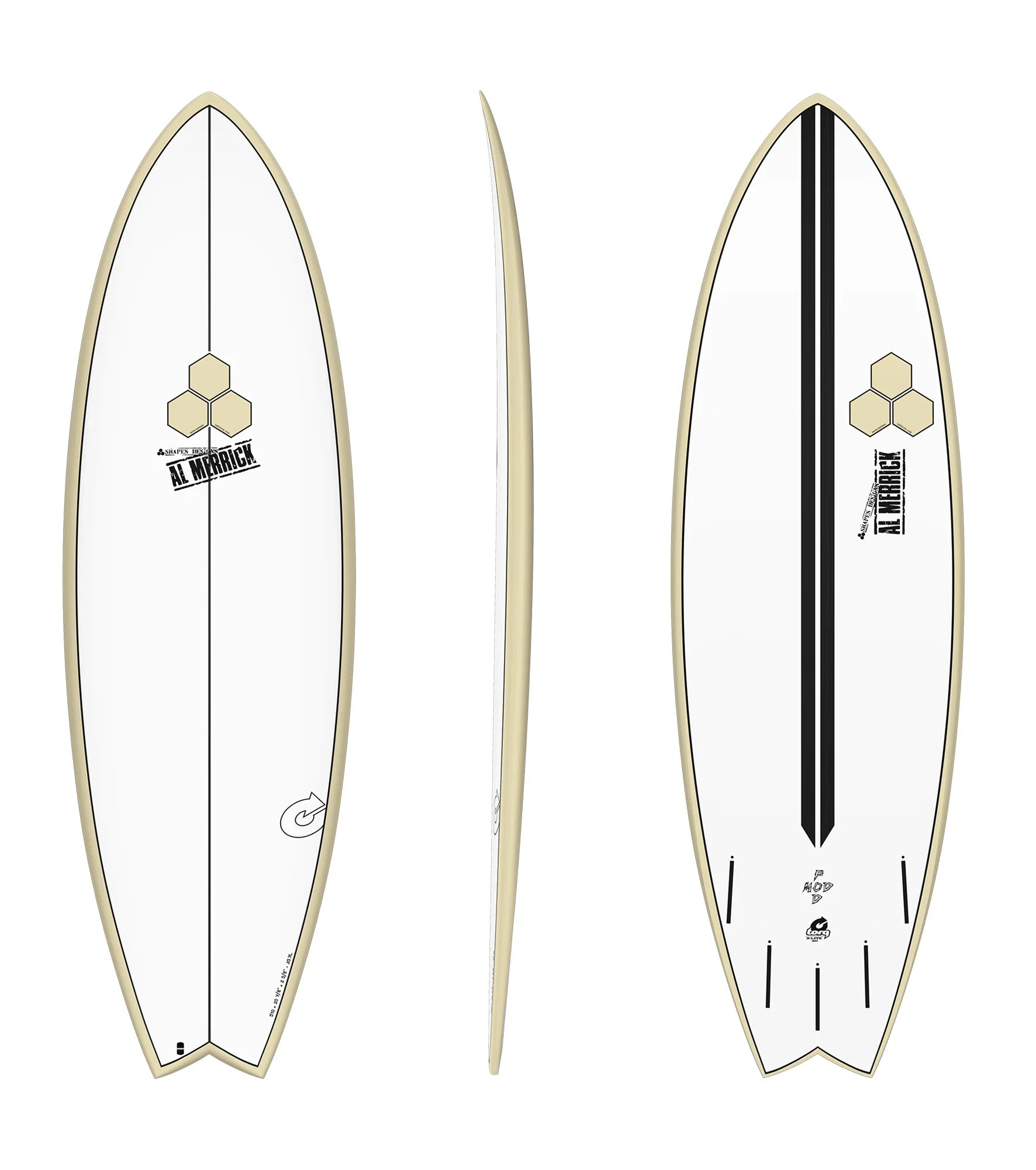 Channel Islands Pod Mod - Al Merrick - X-Lite - Futures - 5 Fin Channel Islands Pod Mod - Al Merrick - X-Lite - Futures - 5 Fin
